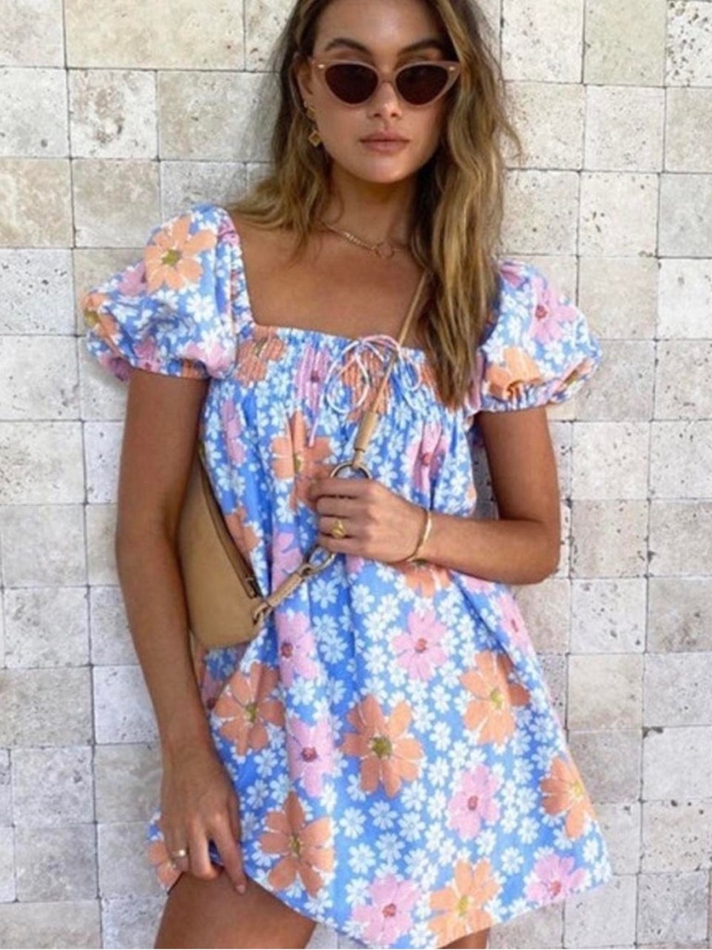 Sabo Skirt Sky Floral Bambina Dress NWT